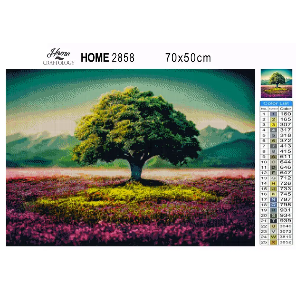 Single Tree - Premium Diamond Painting Kit - Diamond Painting Kit
