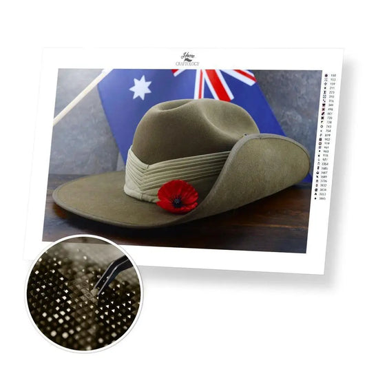 Slouch Hat - Diamond Painting Kit - Home Craftology