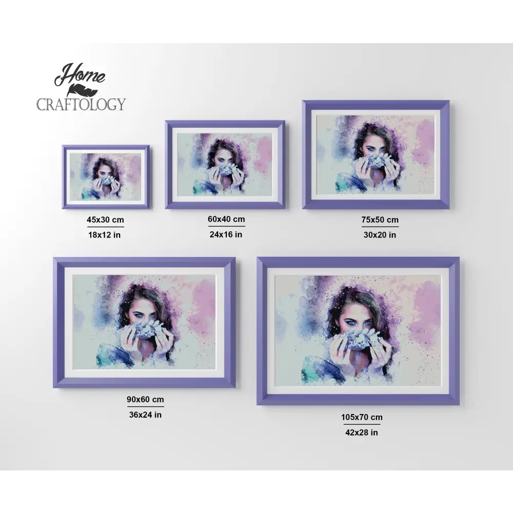 Smell the Flowers - Premium Diamond Painting Kit - Diamond Painting Kit