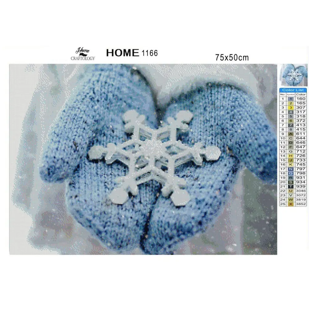 Snowflake - Diamond Painting Kit - Home Craftology