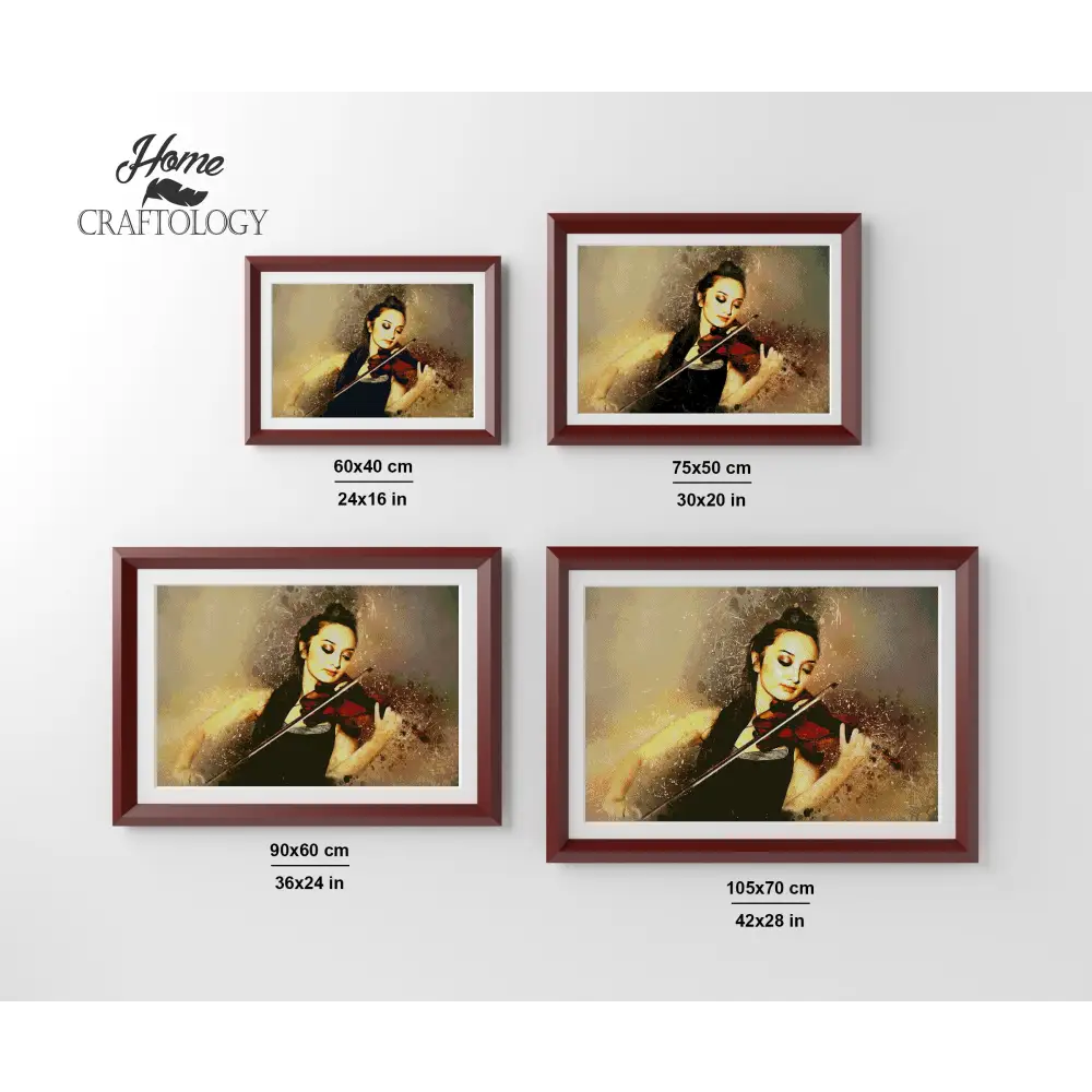 Solo Violinist - Premium Diamond Painting Kit - Diamond Painting Kit
