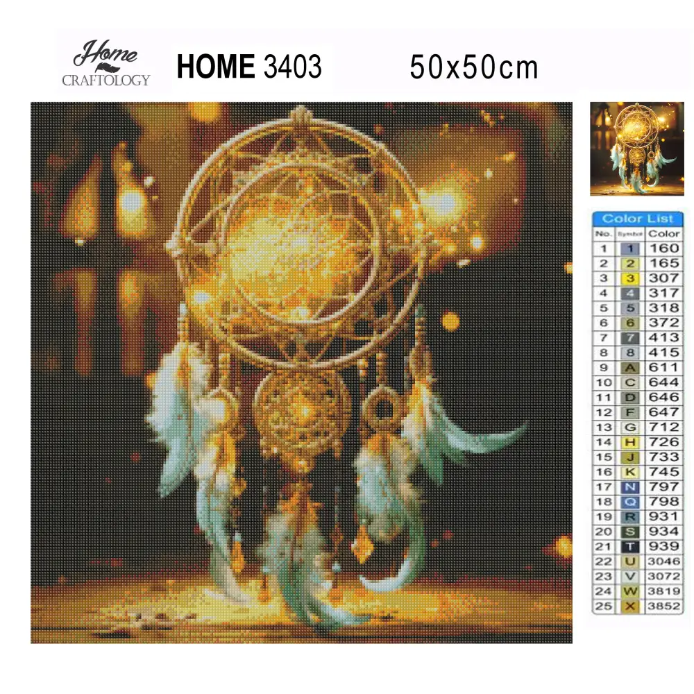 Sparkling Dreamcatcher - Exclusive Premium Diamond Painting Kit - Diamond Painting Kit