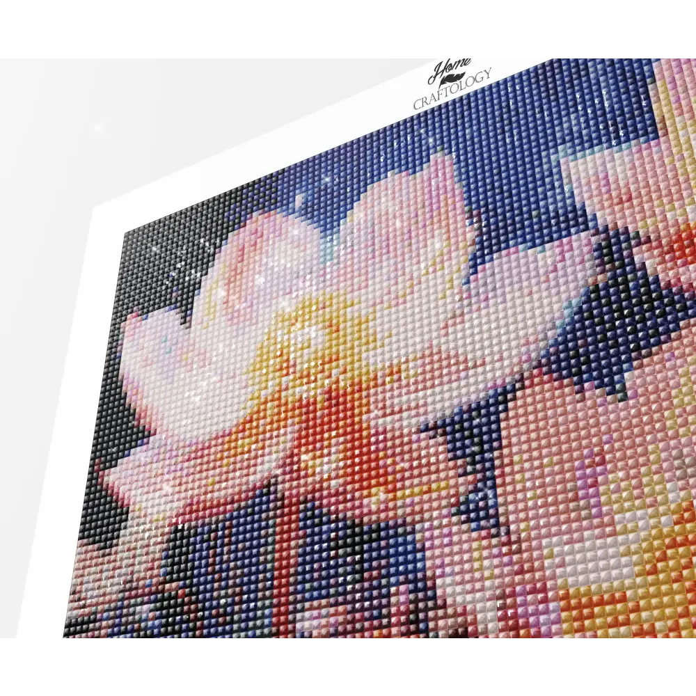 Sparkling Flowers - Exclusive Premium Diamond Painting Kit - Diamond Painting Kit
