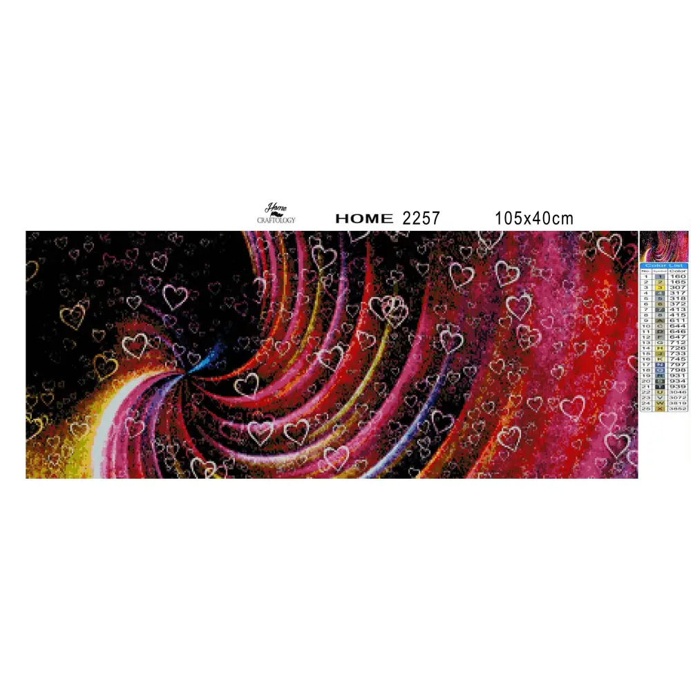 Spiral Hearts - Premium Diamond Painting Kit - Diamond Painting Kit