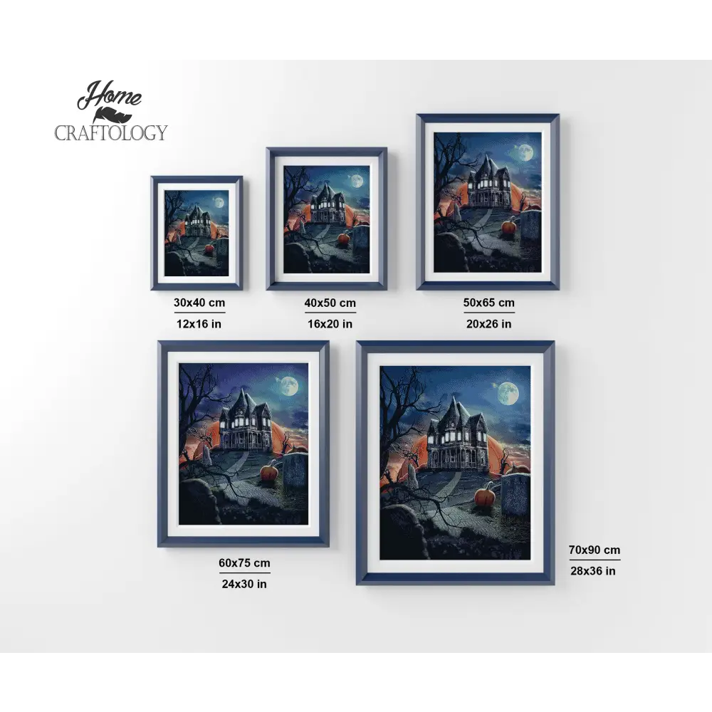 Spooky House - Premium Diamond Painting Kit - Diamond Painting Kit