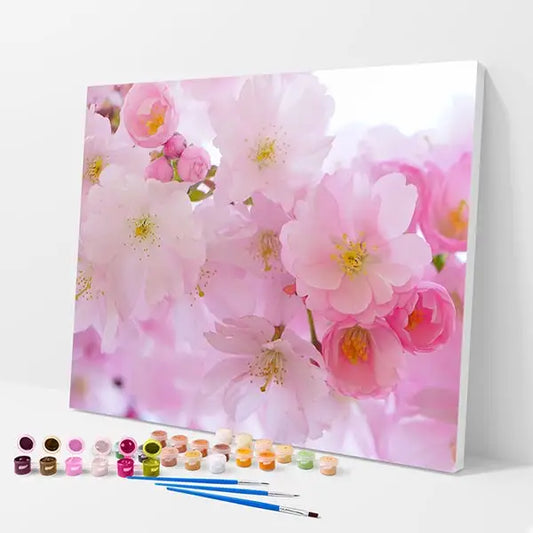 Spring Blossoms Kit - Paint By Numbers - 30x40cm / 12x16’’ / No Frame - Paint By Numbers