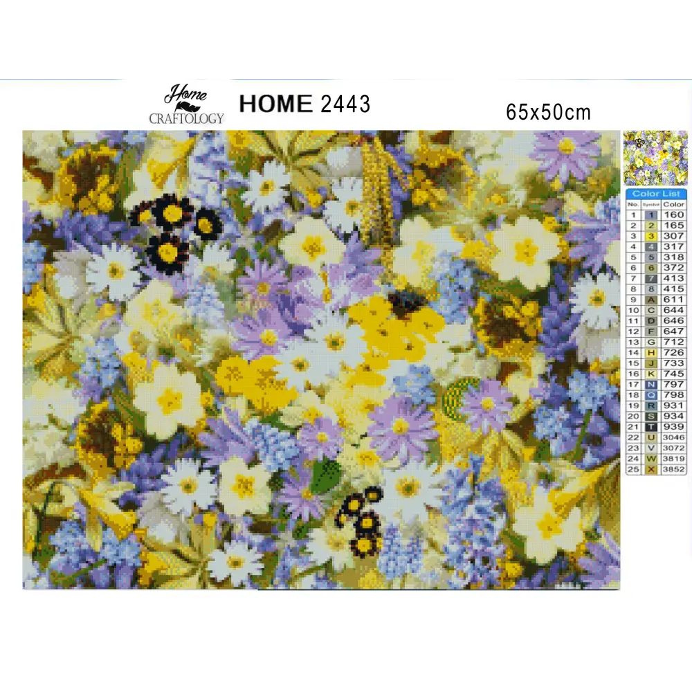 Spring Flower Collage - Premium Diamond Painting Kit - Diamond Painting Kit