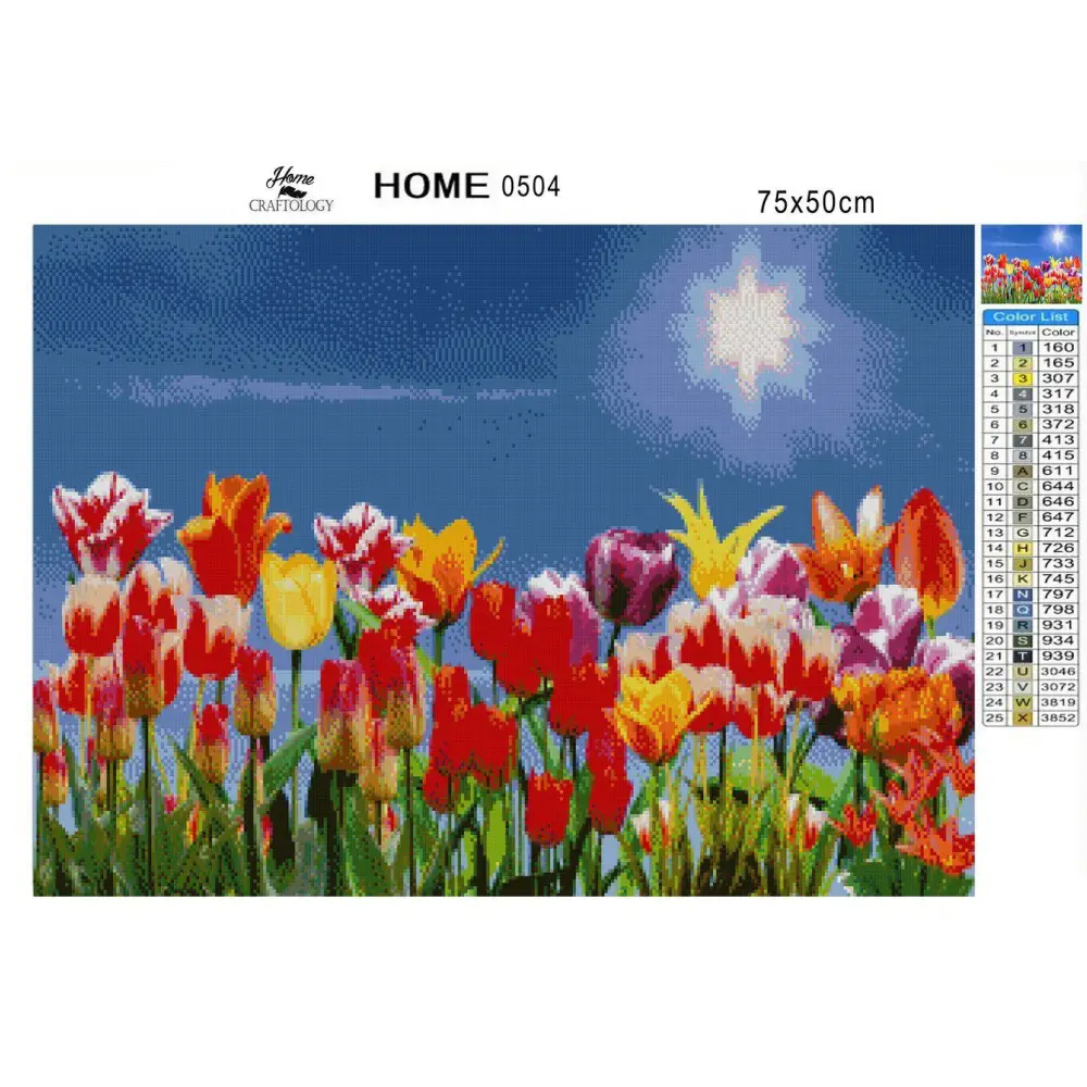 Spring Flowers - Premium Diamond Painting Kit - Diamond Painting Kit