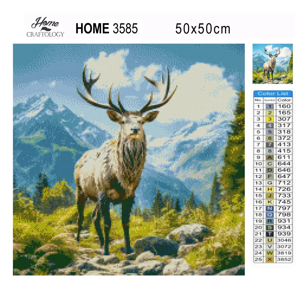 Stag - Exclusive Premium Diamond Painting Kit - Diamond Painting Kit