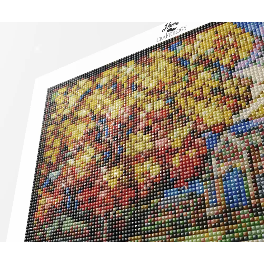 Stained Glass Church in Orchard - Exclusive Premium Diamond Painting Kit - Diamond Painting Kit