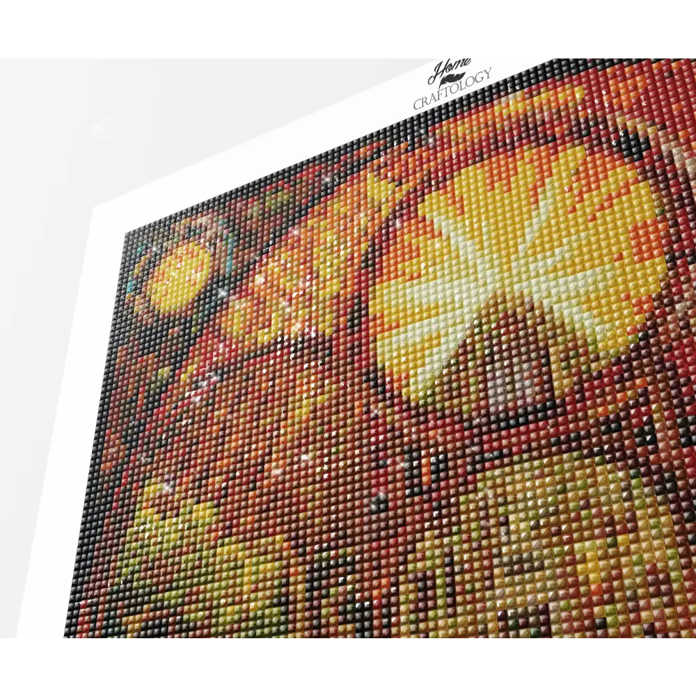 Stained Glass City - Exclusive Premium Diamond Painting Kit - Diamond Painting Kit