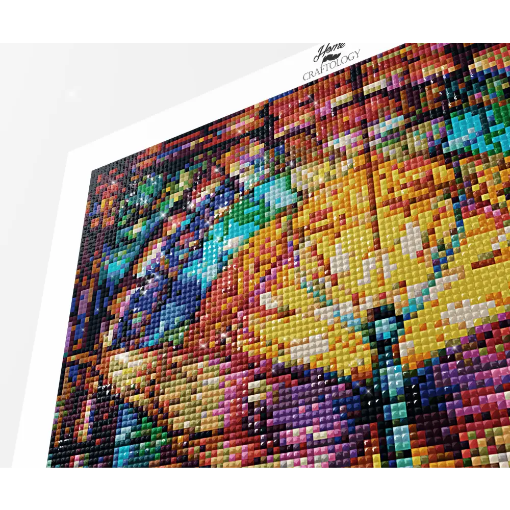 Stained Glass Colorful Dragonfly - Exclusive Premium Diamond Painting Kit - Diamond Painting Kit
