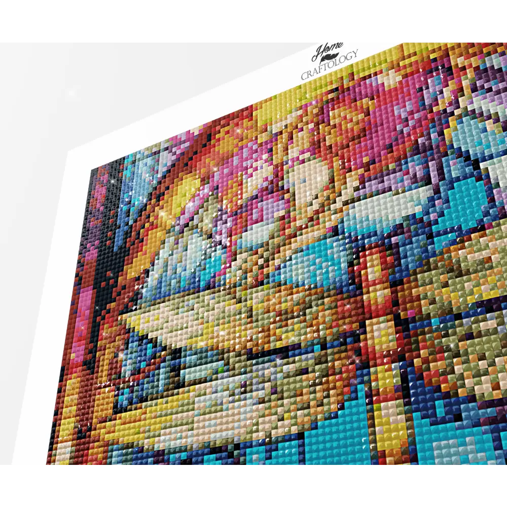 Stained Glass Dragonfly - Exclusive Premium Diamond Painting Kit - Diamond Painting Kit