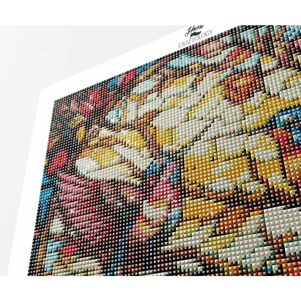 Stained Glass Hummingbirds - Exclusive Premium Diamond Painting Kit - Diamond Painting Kit