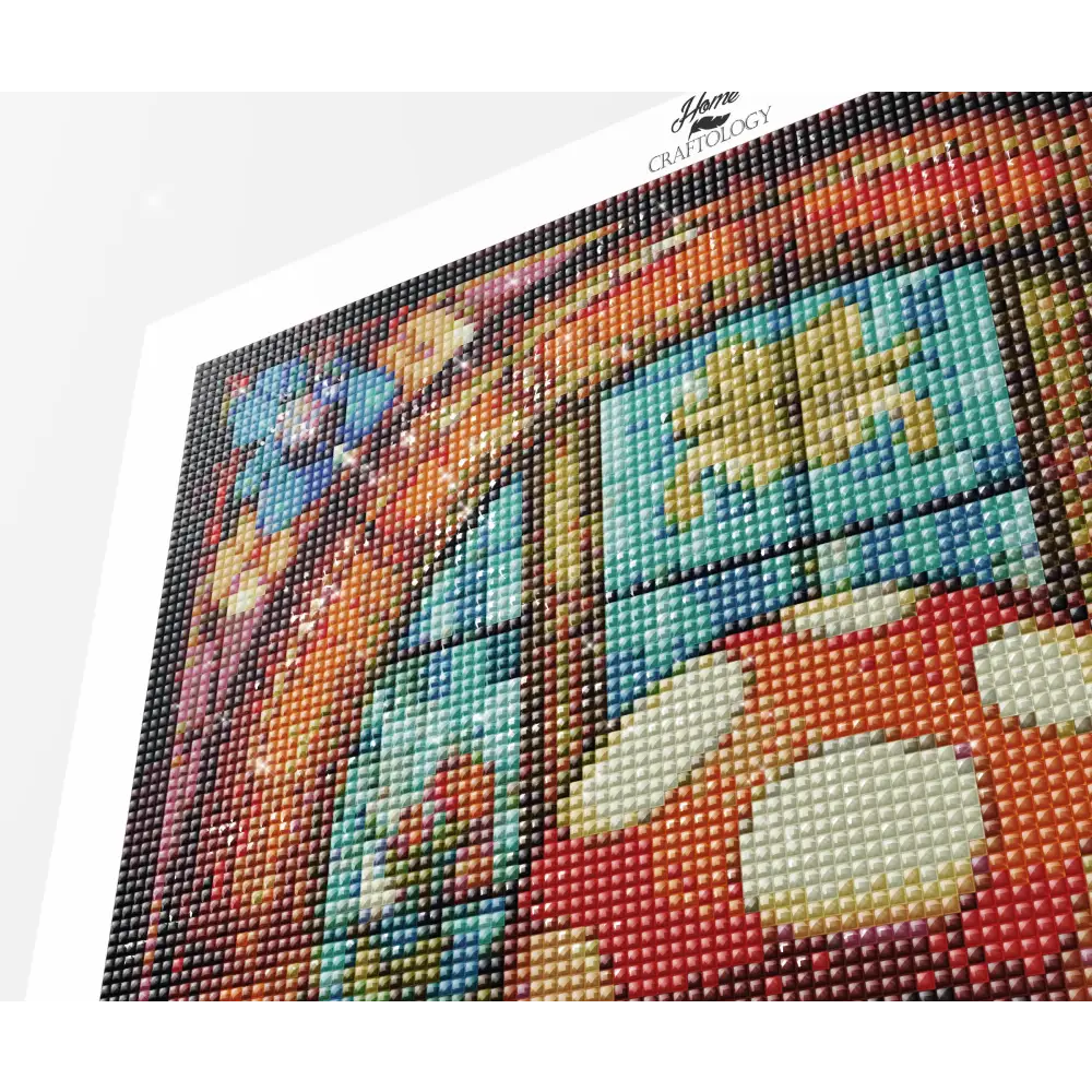 Stained Glass Mushroom - Exclusive Premium Diamond Painting Kit - Diamond Painting Kit