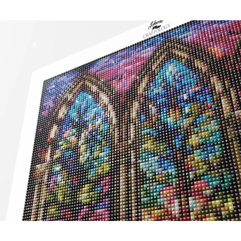 Stained Glass Trees - Exclusive Premium Diamond Painting Kit - Diamond Painting Kit