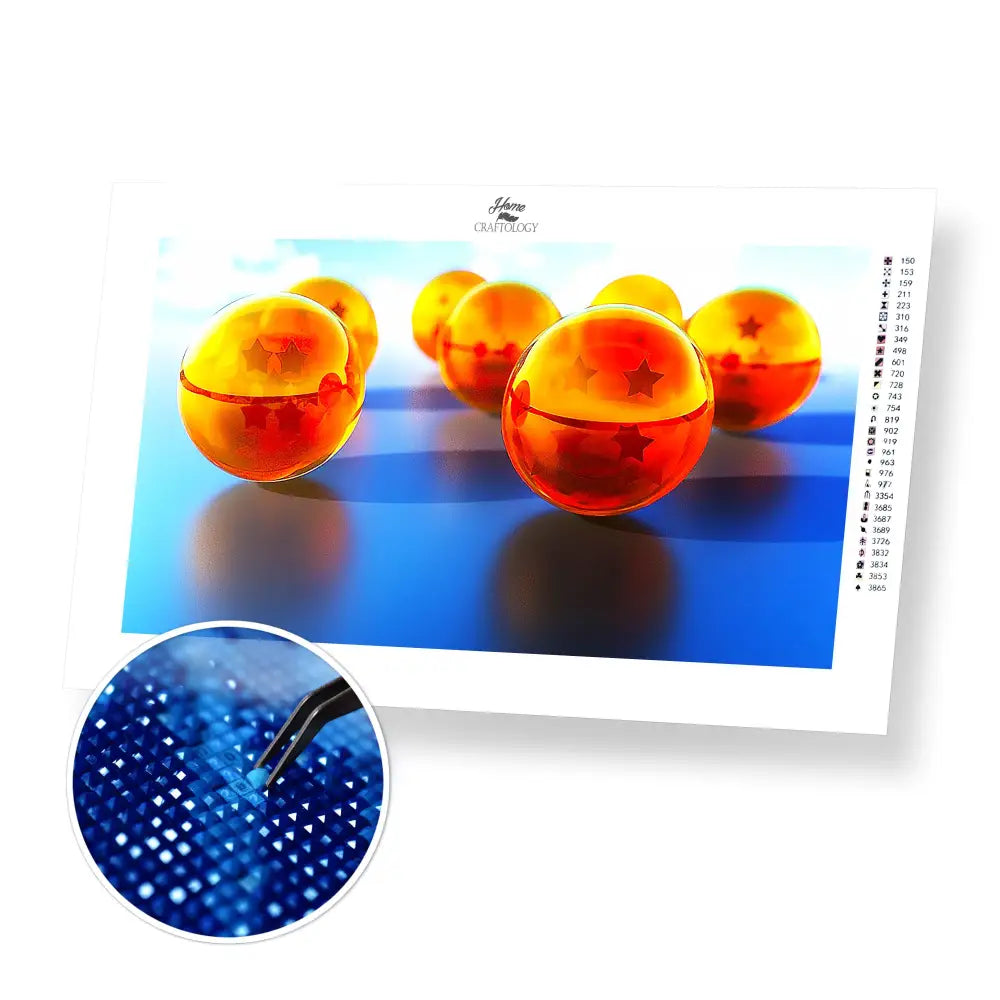 Star Marbles - Premium Diamond Painting Kit - 55x30cm / 22x12’’ / Square (Most Popular) - Diamond Painting Kit