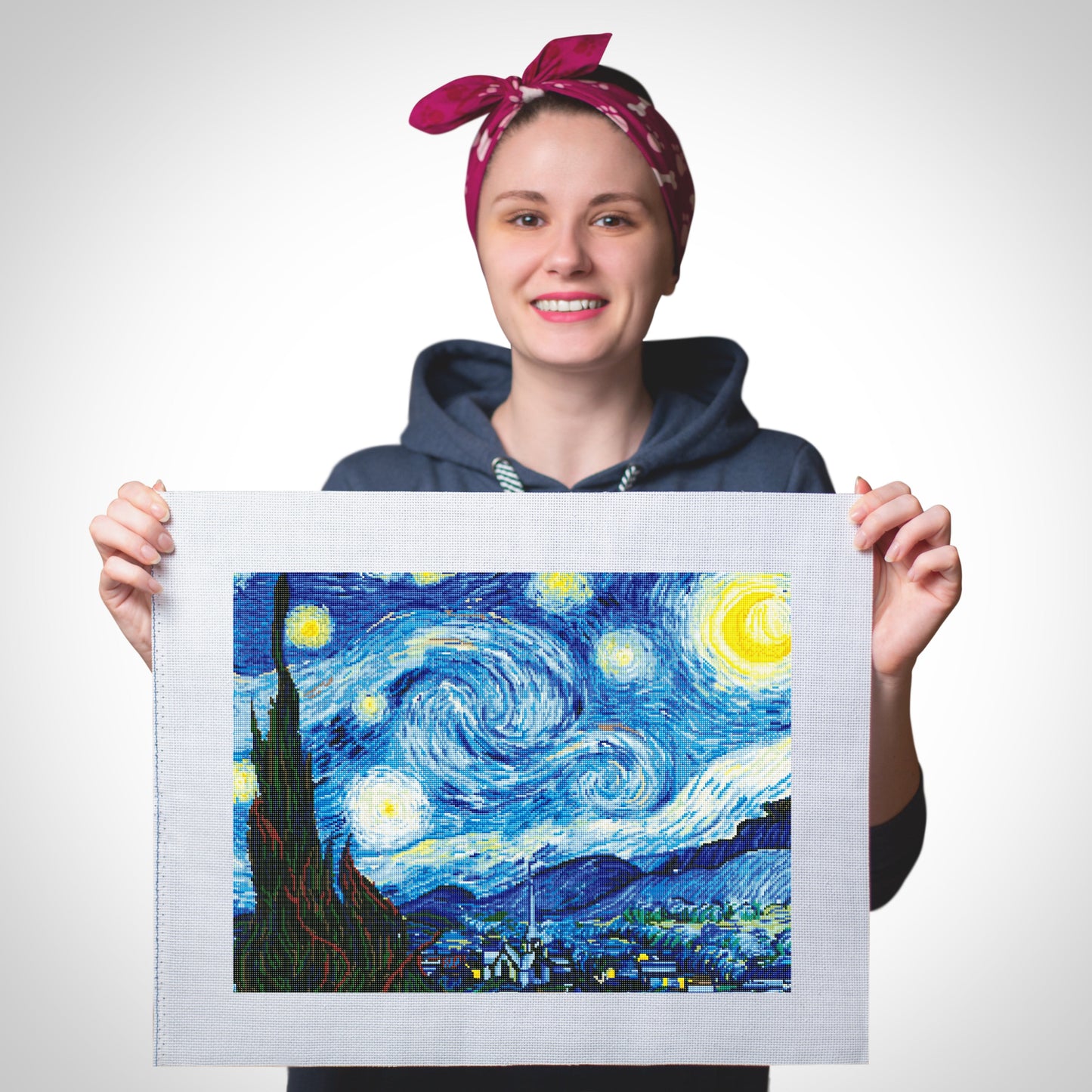 Starry Night Kit - Cross Stitch - No Frame - Cross Stitch Kit