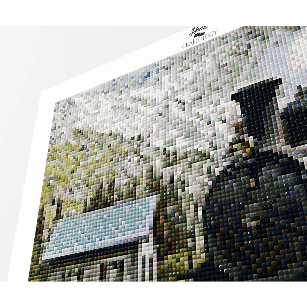 Steam Train in Furka - Premium Diamond Painting Kit - Diamond Painting Kit