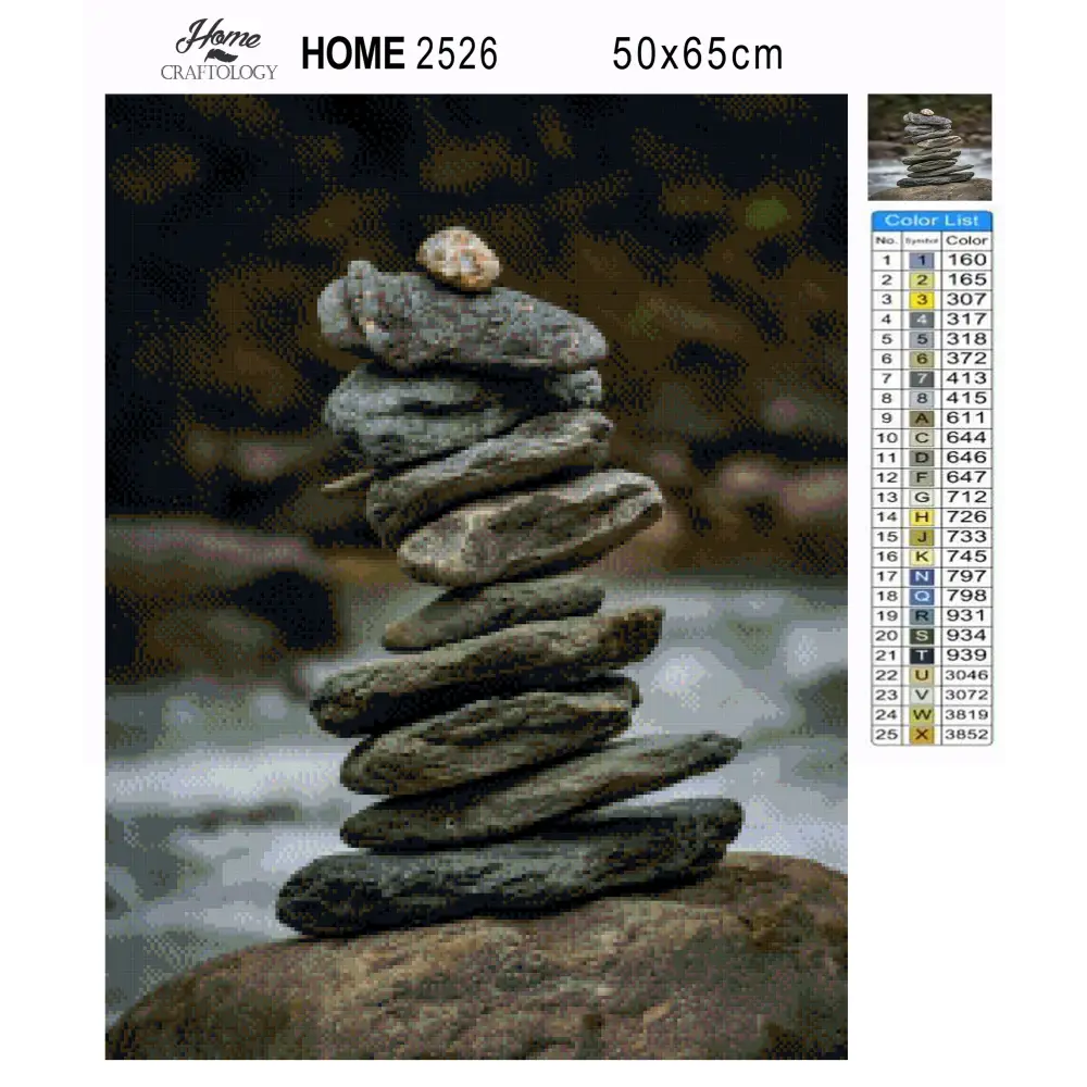 Stone Tower - Premium Diamond Painting Kit - Diamond Painting Kit