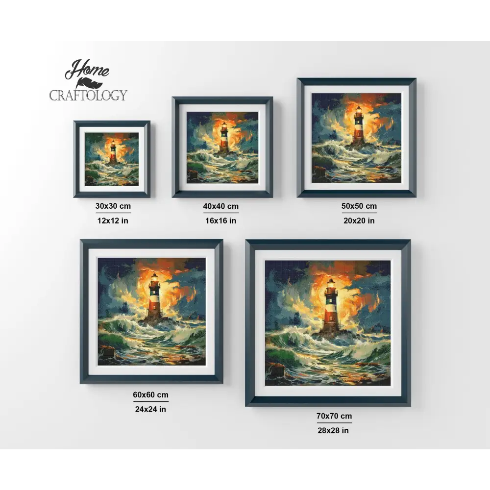 Stormy Seas - Exclusive Premium Diamond Painting Kit - Diamond Painting Kit