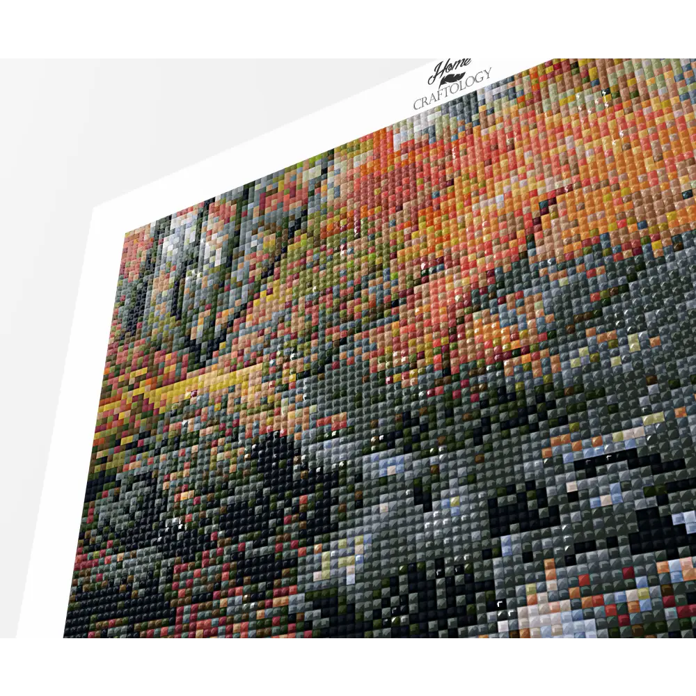 Stream in Fall - Premium Diamond Painting Kit - Diamond Painting Kit
