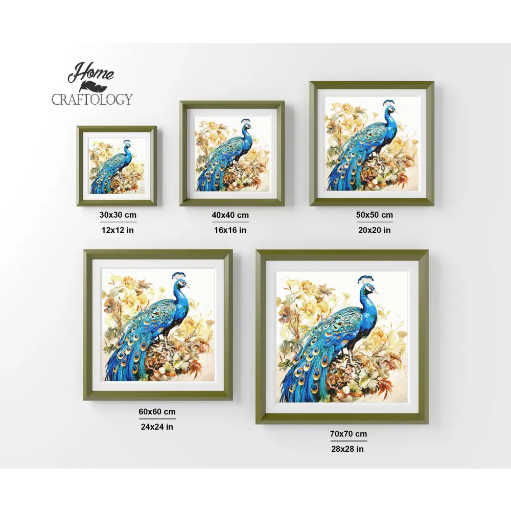 Stunning Peacock - Exclusive Premium Diamond Painting Kit - Diamond Painting Kit