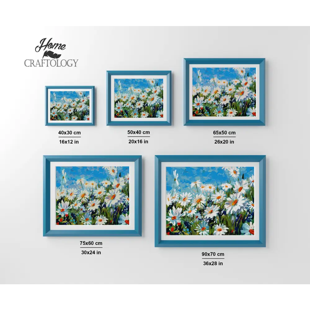Summer Daisies - Exclusive Premium Diamond Painting Kit - Diamond Painting Kit