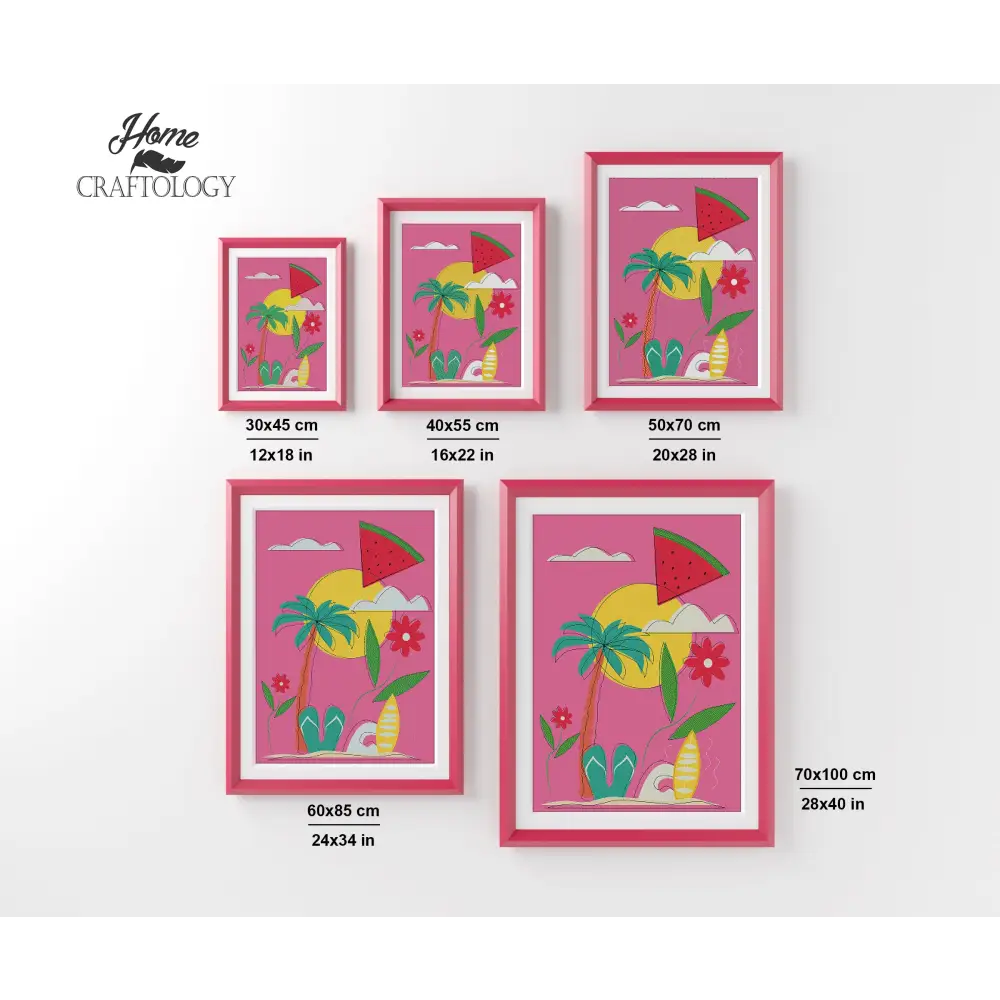 Summer Things - Premium Diamond Painting Kit - Diamond Painting Kit