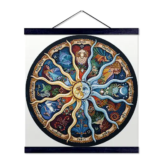 Sun and Moon - Premium Diamond Painting Kit - Diamond Painting Kit