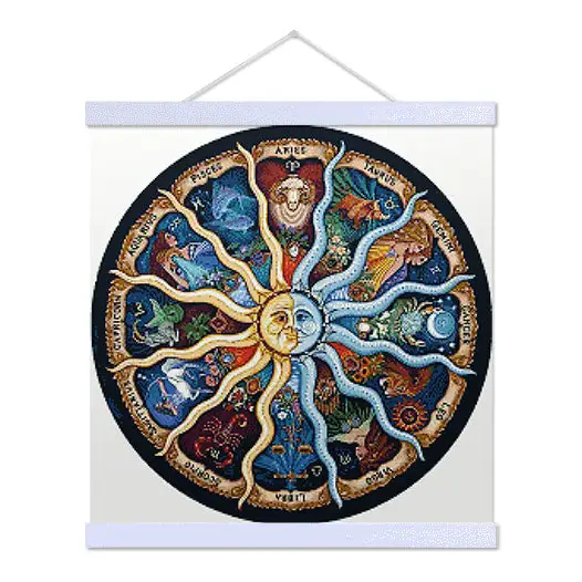 Sun and Moon - Premium Diamond Painting Kit - Diamond Painting Kit