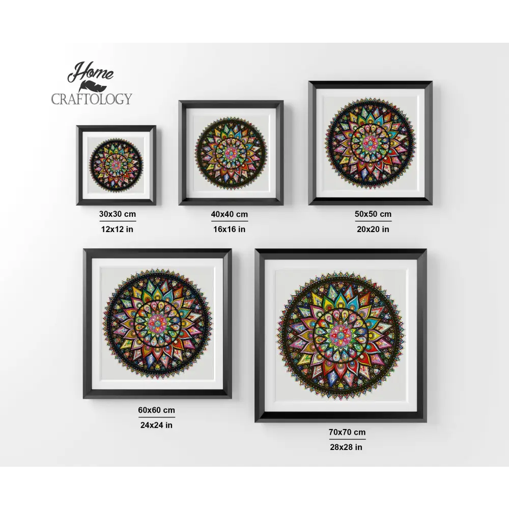 Sun Mandala - Premium Diamond Painting Kit - Diamond Painting Kit