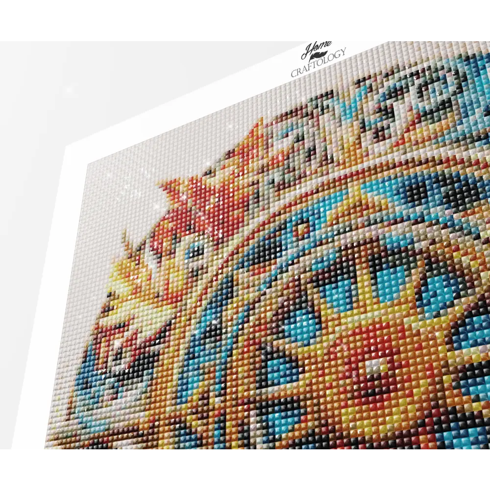Sunburst Mandala - Exclusive Premium Diamond Painting Kit - Diamond Painting Kit