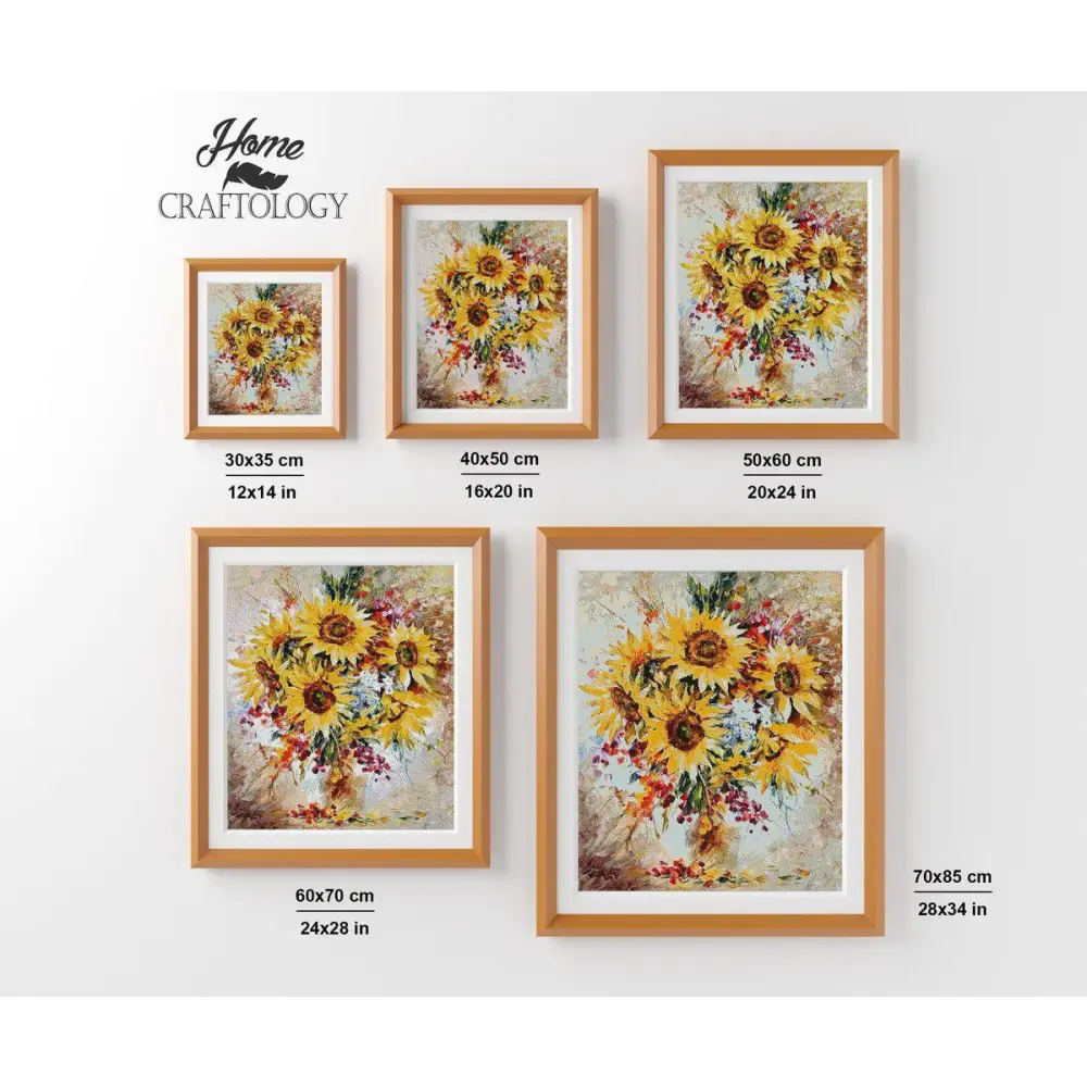 Sunflowers - Exclusive Premium Diamond Painting Kit - Diamond Painting Kit