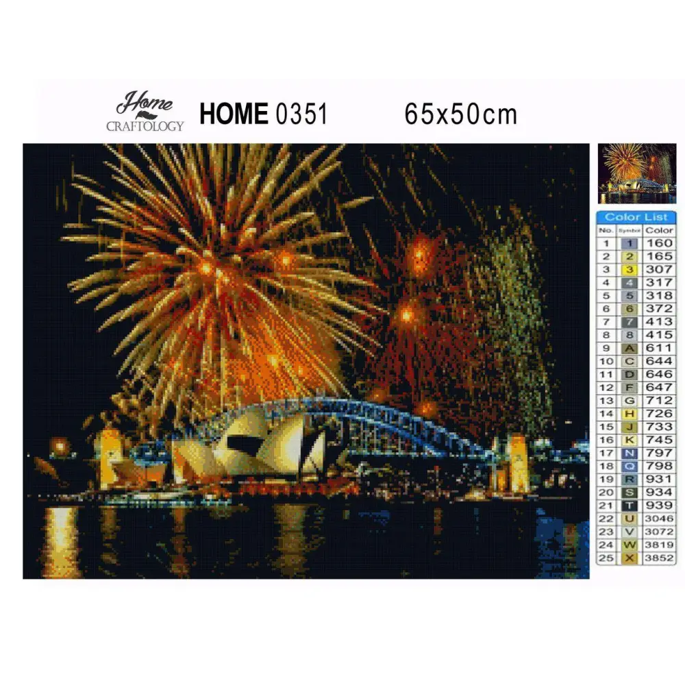 Sydney Opera House - Premium Diamond Painting Kit - Diamond Painting Kit