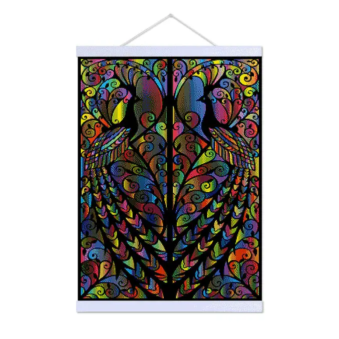 Symmetrical Peacocks - Premium Diamond Painting Kit - Diamond Painting Kit