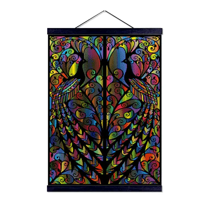 Symmetrical Peacocks - Premium Diamond Painting Kit - Diamond Painting Kit