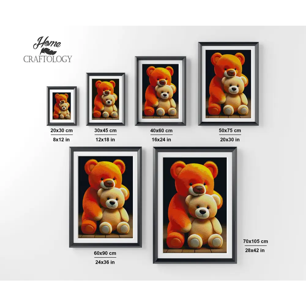 Teddy Bears - Premium Diamond Painting Kit - Diamond Painting Kit