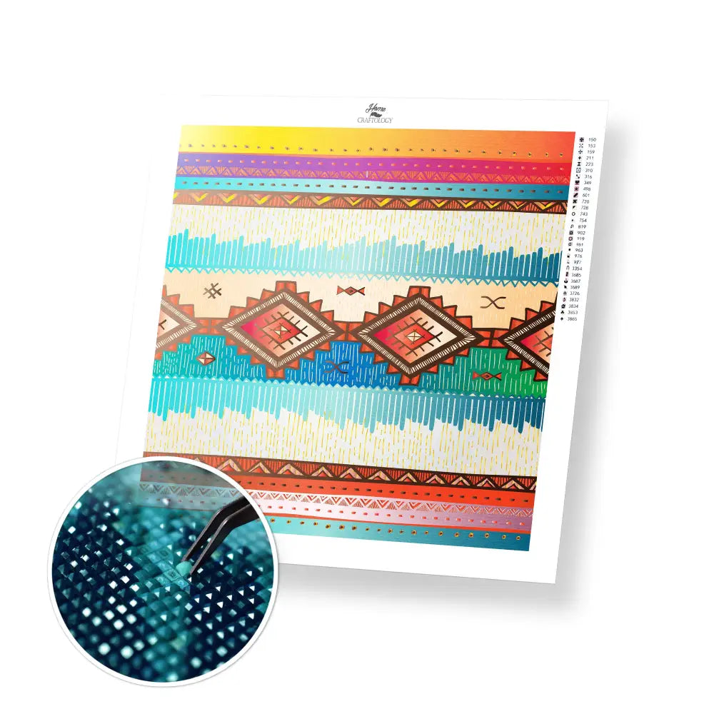 Textile - Premium Diamond Painting Kit - 30x30cm / 12x12’’ / Square (Most Popular) - Diamond Painting Kit