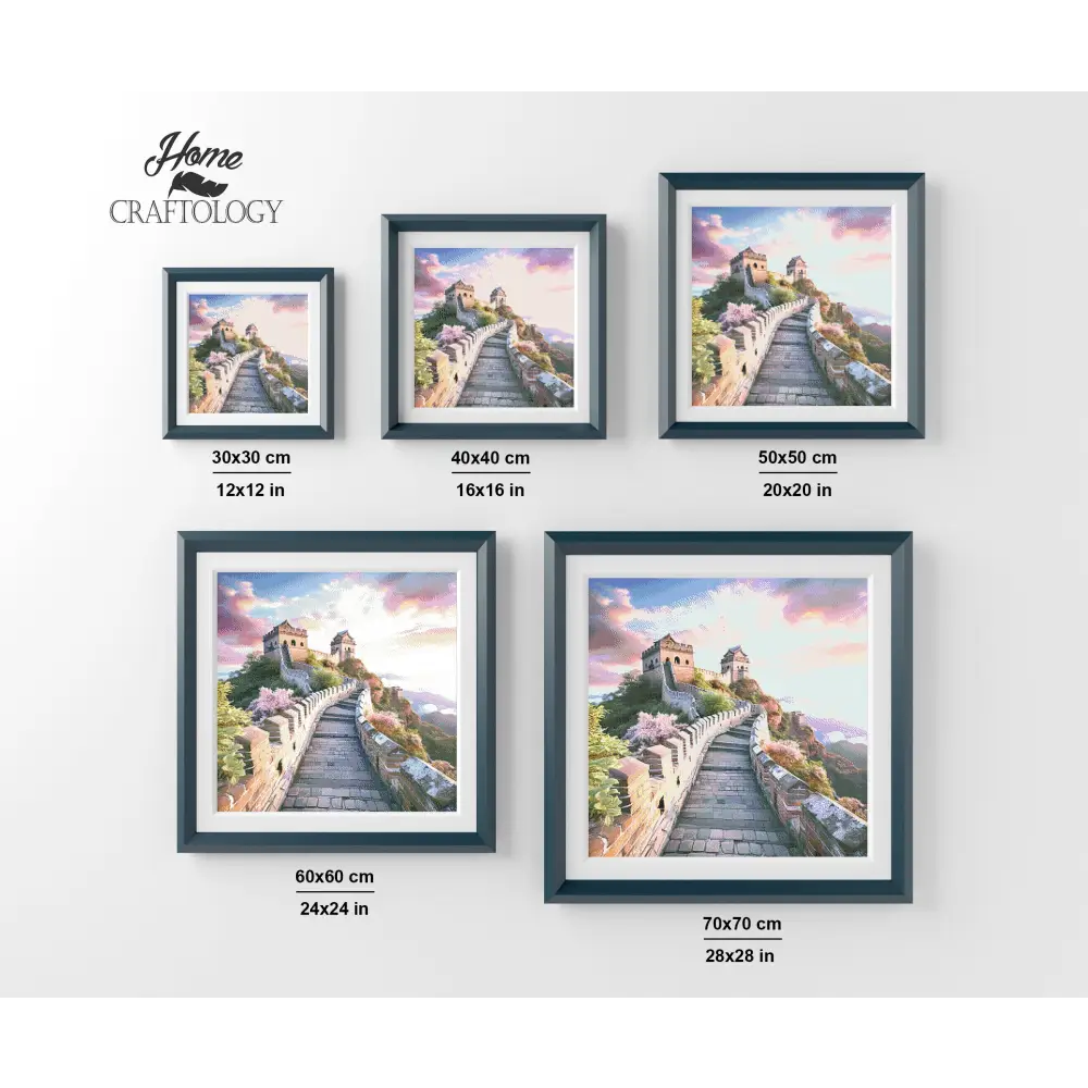 The Great Wall of China - Exclusive Premium Diamond Painting Kit - Diamond Painting Kit