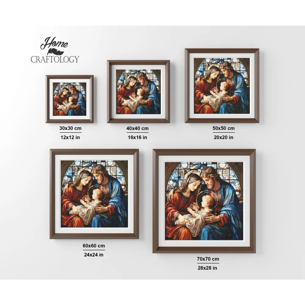 The Holy Family - Exclusive Premium Diamond Painting Kit - Diamond Painting Kit