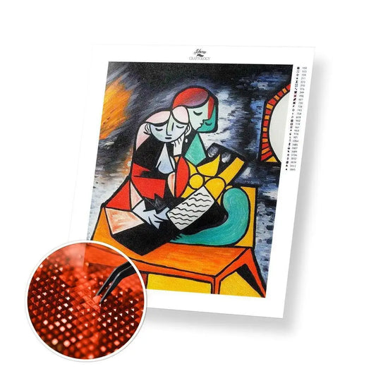 The Lesson - Premium Diamond Painting Kit - 30x40cm / 12x16’’ / Square (Most Popular) - Diamond Painting Kit