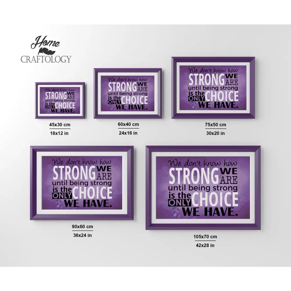 The Only Choice - Premium Diamond Painting Kit - Diamond Painting Kit