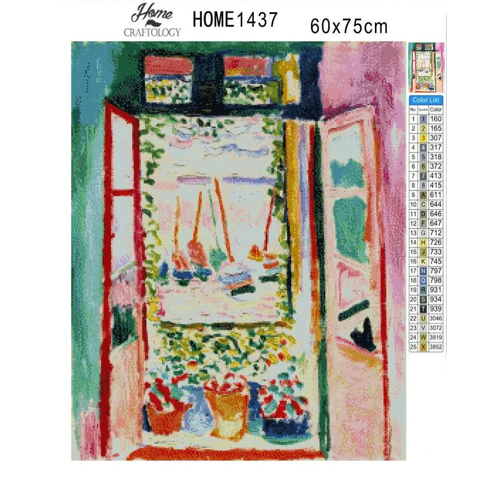 The Open Window - Premium Diamond Painting Kit - Diamond Painting Kit
