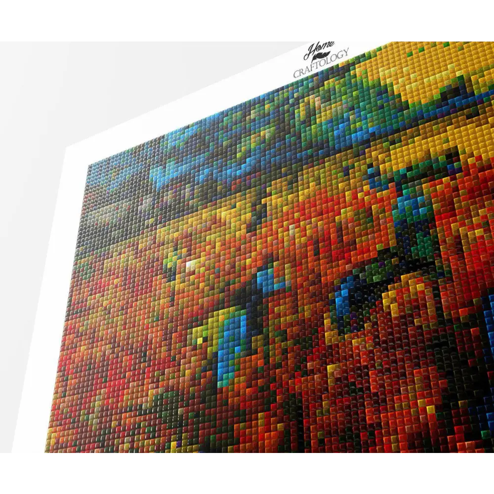 The Red Vineyard - Premium Diamond Painting Kit - Diamond Painting Kit