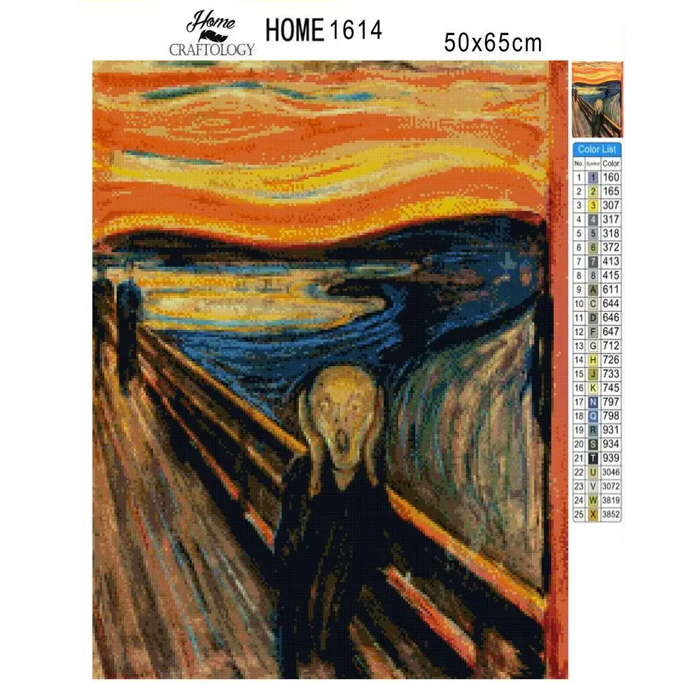 The Scream - Premium Diamond Painting Kit - Diamond Painting Kit