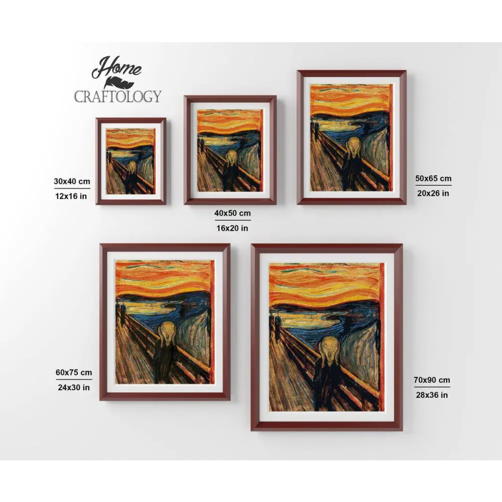The Scream - Premium Diamond Painting Kit - Diamond Painting Kit
