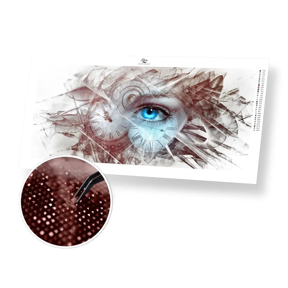 Time will Tell - Premium Diamond Painting Kit - 65x30cm / 26x12’’ / Square (Most Popular) - Diamond Painting Kit