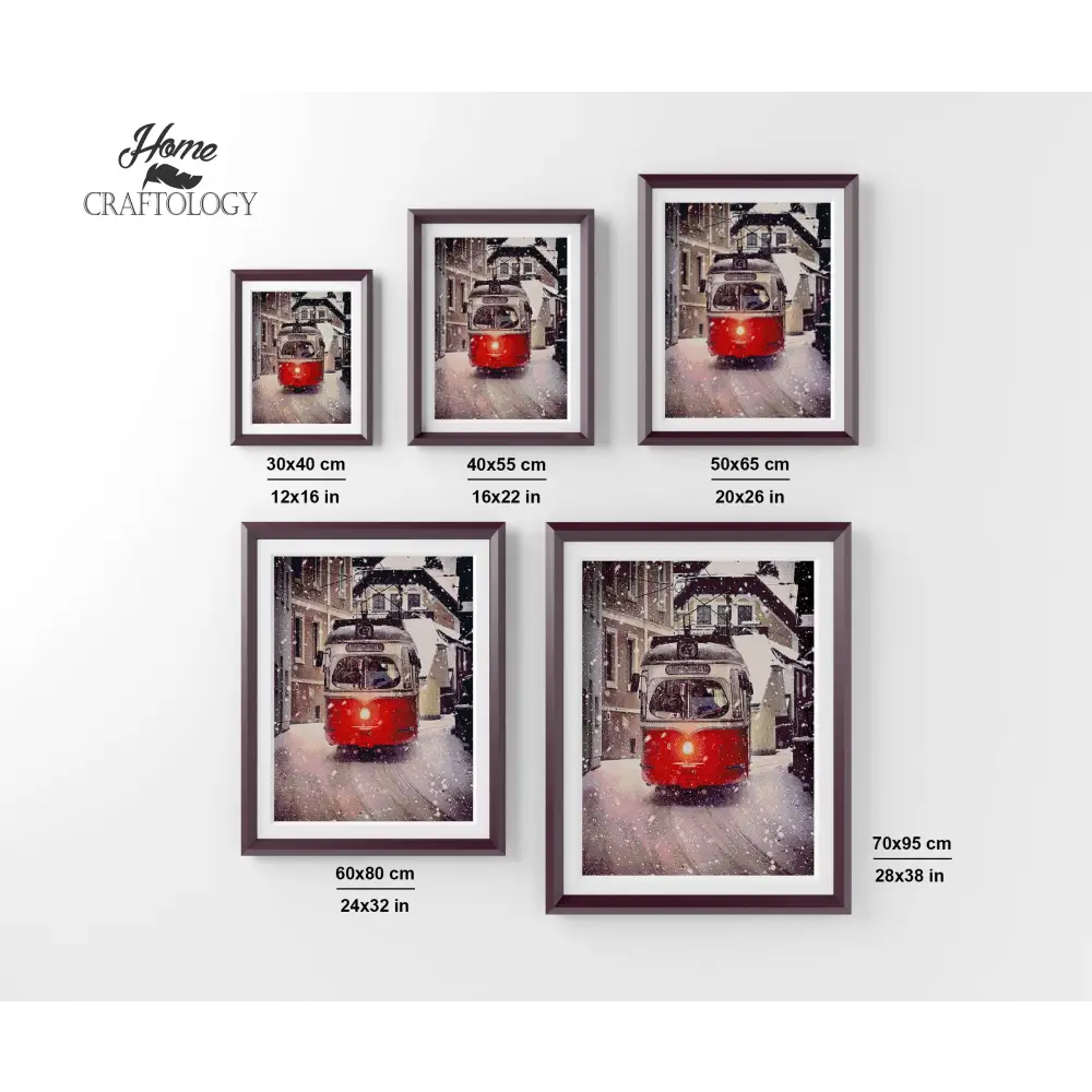 Tram - Premium Diamond Painting Kit - Diamond Painting Kit