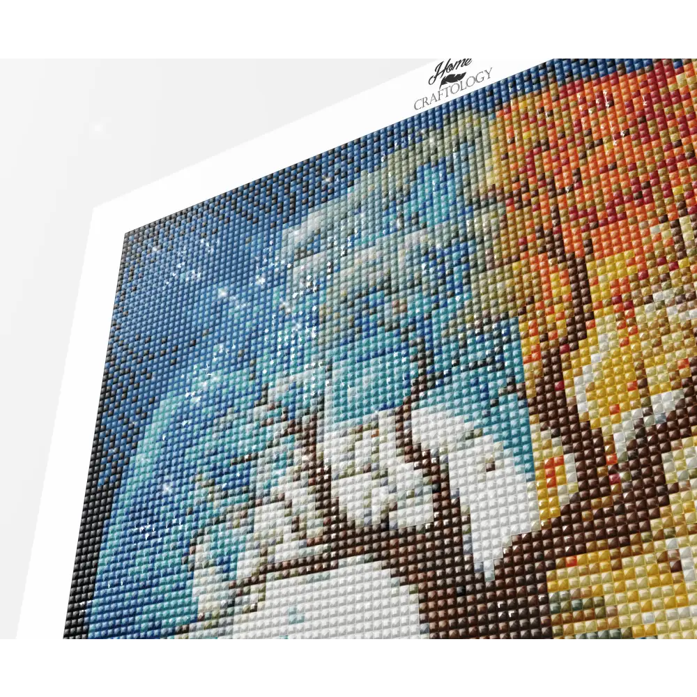 Tree Day and Night - Exclusive Premium Diamond Painting Kit - Diamond Painting Kit